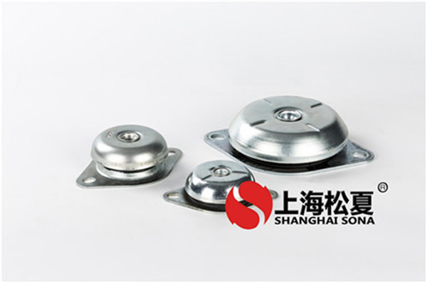 凈化型風(fēng)機(jī)盤(pán)管機(jī)消音需安裝JGD型橡膠剪切隔振器